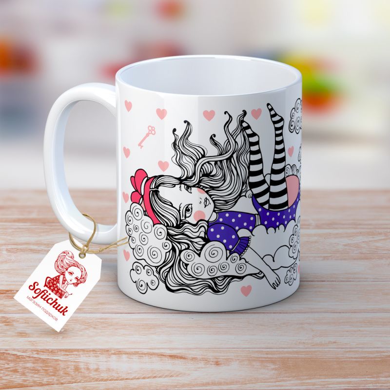 кружка подарок. дизайнерская кружка. стильная кружка. дизайнерские чашки. кружка doiy yoga mug pink.